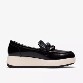 Zylah May svarte Loafers for kvinner