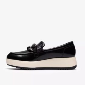 Zylah May svarte Loafers for kvinner