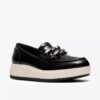 Zylah May svarte Loafers for kvinner