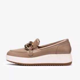 Zylah May taupe-fargede skinnloafers for kvinner, USA